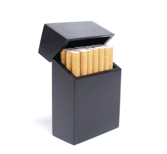 Blank cigarette boxes