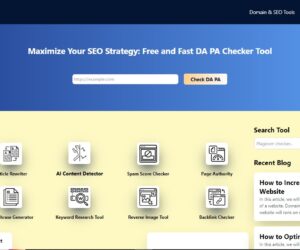 DA PA Checker tools