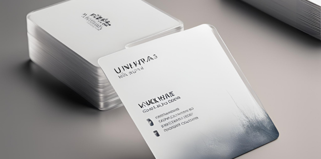 Waterproof Business Cards