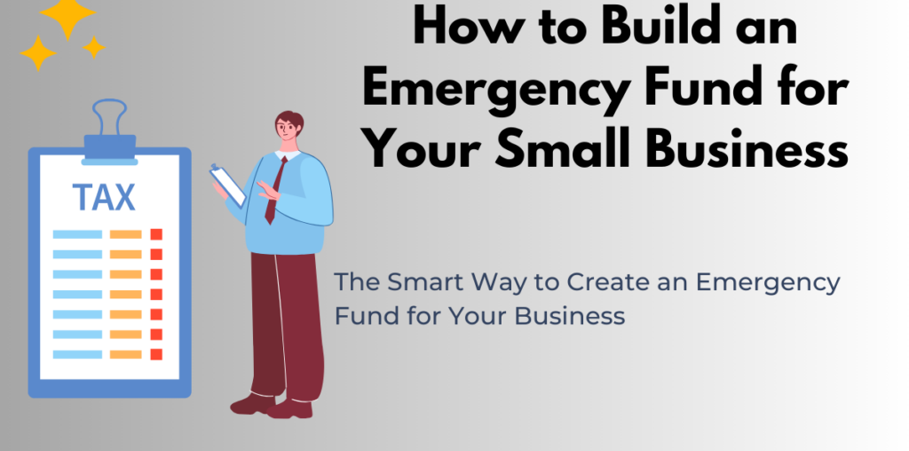 Business owner reviewing financial documents to plan an emergency fund for small business stability.