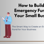 Business owner reviewing financial documents to plan an emergency fund for small business stability.